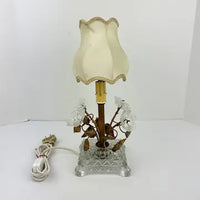 Vintage French Boudoir Lamp with Tulip Shade