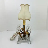 Vintage French Boudoir Lamp with Tulip Shade