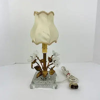 Vintage French Boudoir Lamp with Tulip Shade