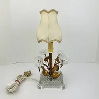 Vintage French Boudoir Lamp with Tulip Shade