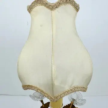 Vintage French Boudoir Lamp with Tulip Shade