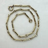 Vintage Gold Filled Bar Link Watch Chain Necklace