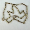 Vintage Gold Filled Bar Link Watch Chain Necklace