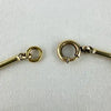 Vintage Gold Filled Bar Link Watch Chain Necklace