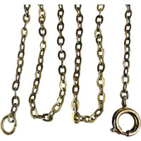 Vintage Gold Filled Flat Cable Chain Necklace 24.5”