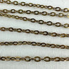 Vintage Gold Filled Flat Cable Chain Necklace 24.5”