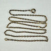 Vintage Gold Filled Flat Cable Chain Necklace 24.5”