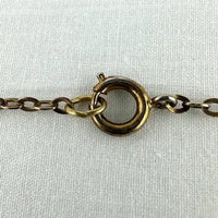 Vintage Gold Filled Flat Cable Chain Necklace 24.5”