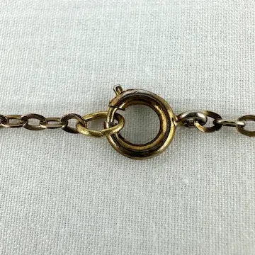 Vintage Gold Filled Flat Cable Chain Necklace 24.5”