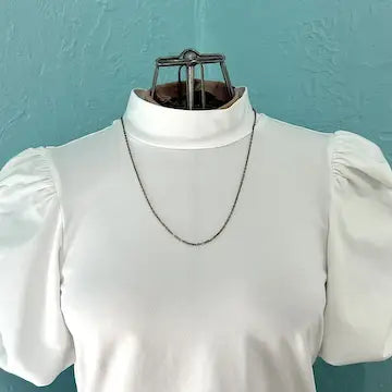 Vintage Gold Filled Flat Cable Chain Necklace 24.5”