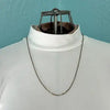 Vintage Gold Filled Flat Cable Chain Necklace 24.5”