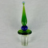 Vintage Hand Blown Art Glass Yellow Perfume Bottle