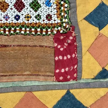 Vintage Hand Made Beaded Turana from Gujarat India