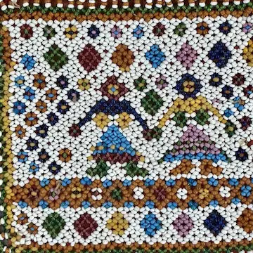 Vintage Hand Made Beaded Turana from Gujarat India