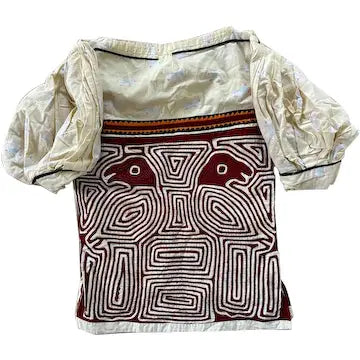 Vintage Hand Made Mola Blouse by Kuna Women