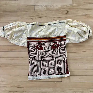Vintage Hand Made Mola Blouse by Kuna Women