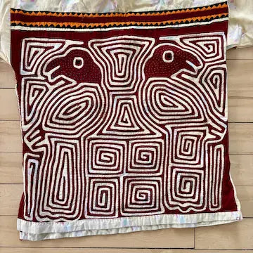 Vintage Hand Made Mola Blouse by Kuna Women