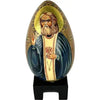 Vintage Hand Painted Russian Orthodox St Christopher Egg