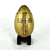 Vintage Hand Painted Russian Orthodox St Christopher Egg