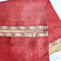 Vintage Hand Woven Bolivian Aguayo Textile