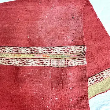 Vintage Hand Woven Bolivian Aguayo Textile