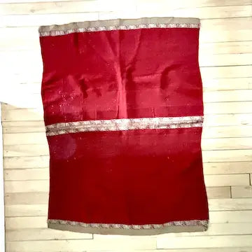 Vintage Hand Woven Bolivian Aguayo Textile