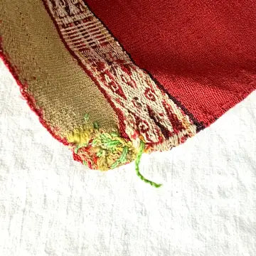 Vintage Hand Woven Bolivian Aguayo Textile
