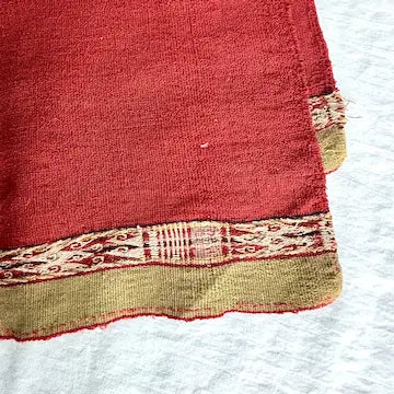 Vintage Hand Woven Bolivian Aguayo Textile