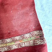Vintage Hand Woven Bolivian Aguayo Textile