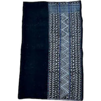 Vintage Hand Woven Bolivian Black Textile