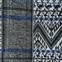 Vintage Hand Woven Bolivian Black Textile