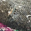 Vintage Hand Woven Bolivian Black Textile