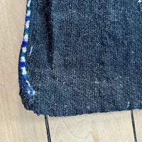 Vintage Hand Woven Bolivian Black Textile