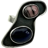Vintage Handmade Atomic Ring Size 7