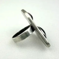 Vintage Handmade Atomic Ring Size 7