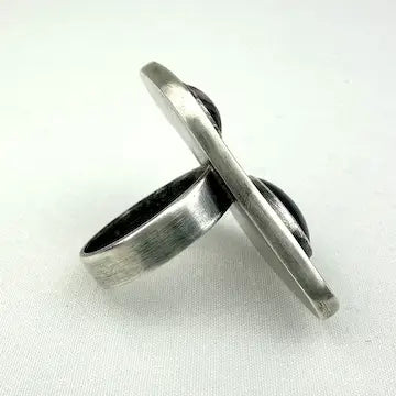 Vintage Handmade Atomic Ring Size 7