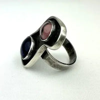 Vintage Handmade Atomic Ring Size 7