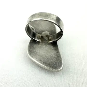 Vintage Handmade Atomic Ring Size 7