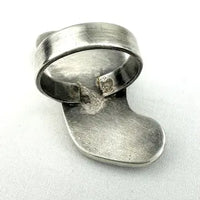 Vintage Handmade Atomic Ring Size 7