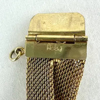 Vintage Hobe Mesh Bracelet & Earring Set