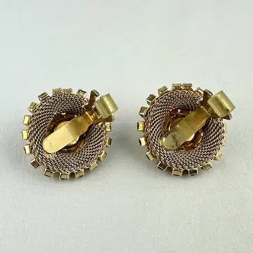 Vintage Hobe Mesh Bracelet & Earring Set