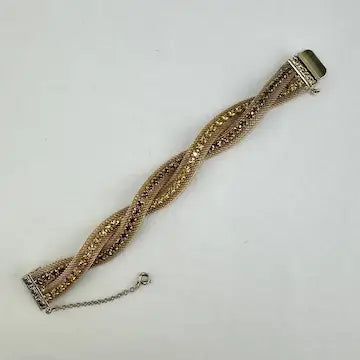 Vintage Hobe Mesh Bracelet & Earring Set