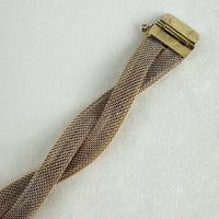 Vintage Hobe Mesh Bracelet & Earring Set