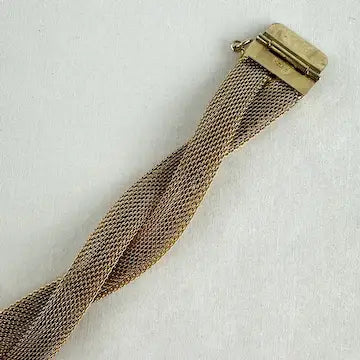 Vintage Hobe Mesh Bracelet & Earring Set