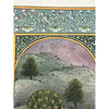 Vintage Indian Miniature Painting on Silk with Gold Work