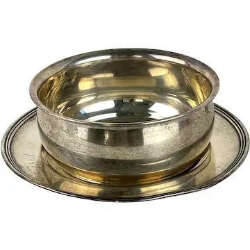 Vintage International Sterling Silver Bowl and Plate Monogrammed “Richard”