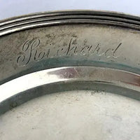 Vintage International Sterling Silver Bowl and Plate Monogrammed “Richard”