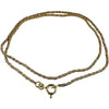 Vintage Italian 14k Gold Rope Twist Choker Necklace