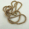 Vintage Italian 14k Gold Rope Twist Choker Necklace