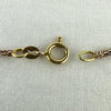 Vintage Italian 14k Gold Rope Twist Choker Necklace